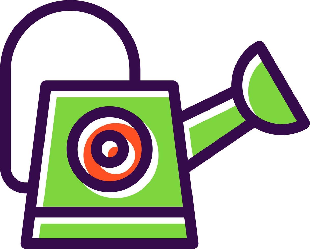 Watering Can Vector Icon Design