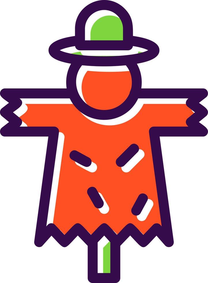 Scarecrow Vector Icon Design