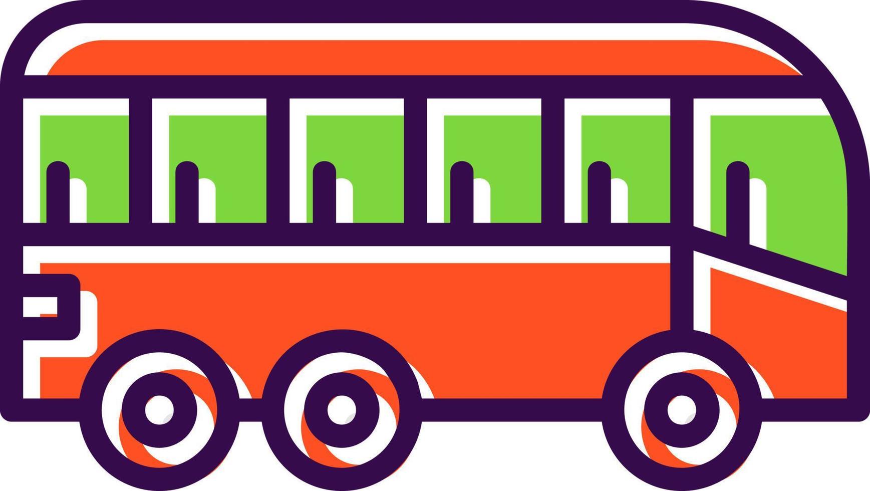 Public Transport Vector Icon Design