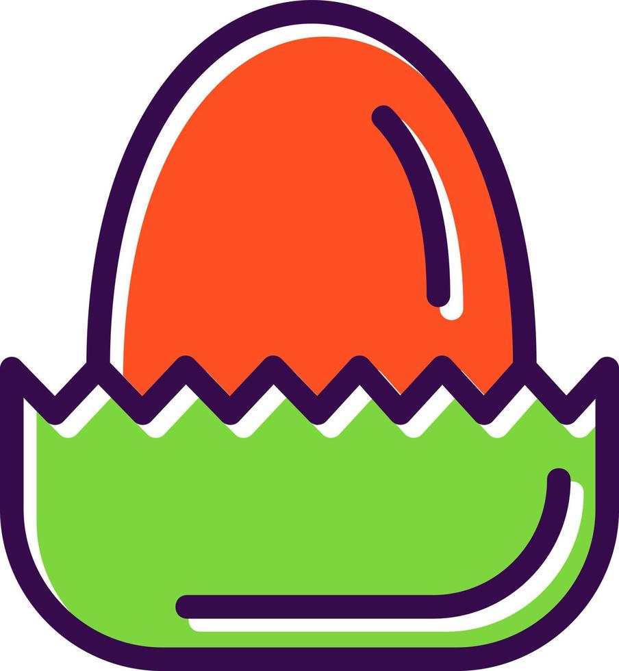 diseño de icono de vector de huevos