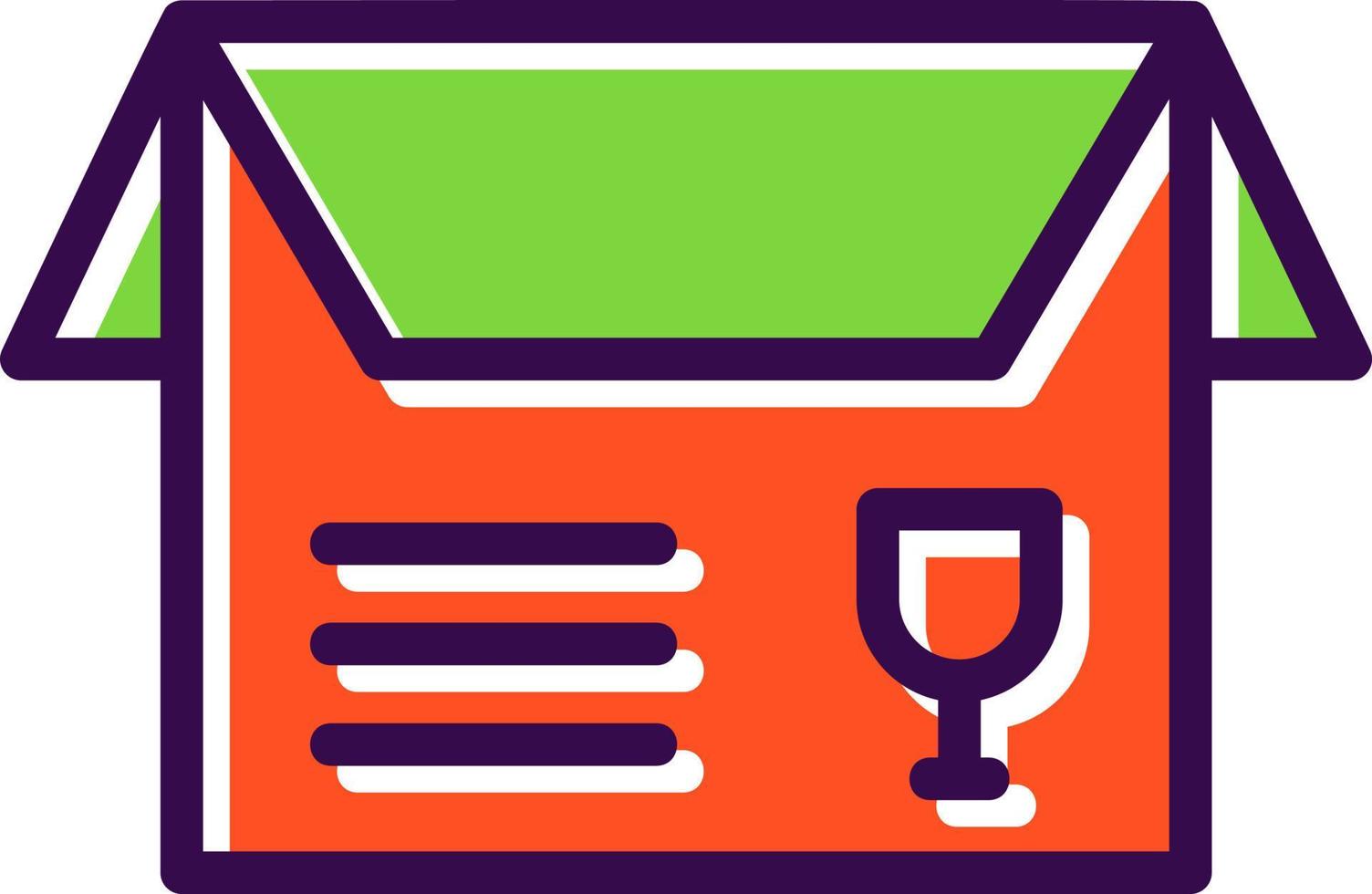 Open Box Vector Icon Design