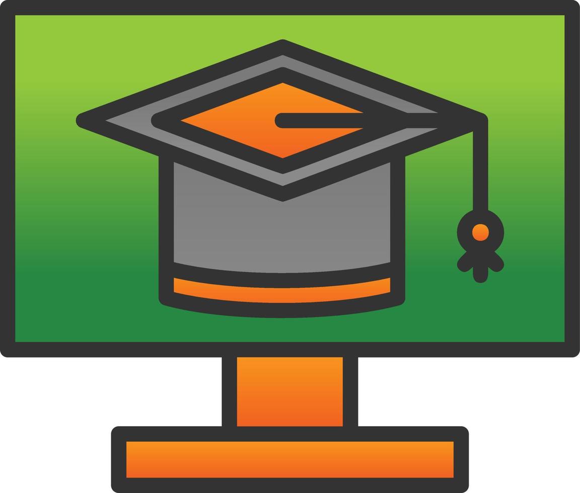 E Learning Vector Icon Design