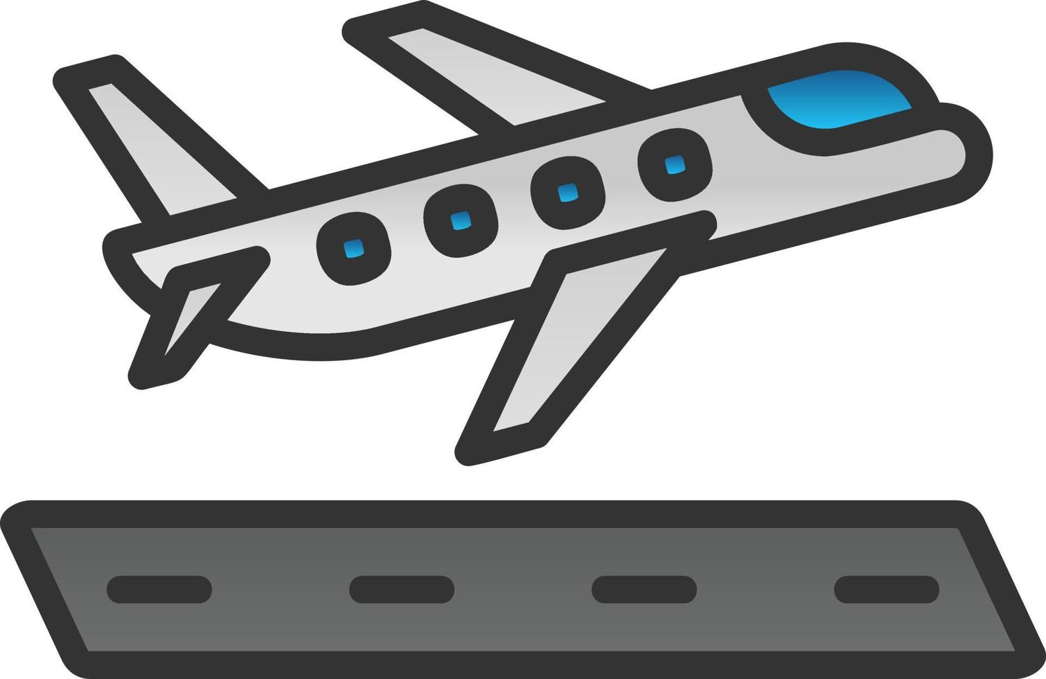 Departures Vector Icon Design