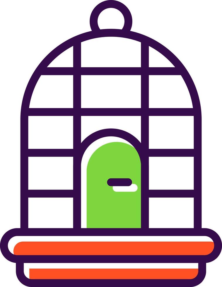 Birdcage Vector Icon Design