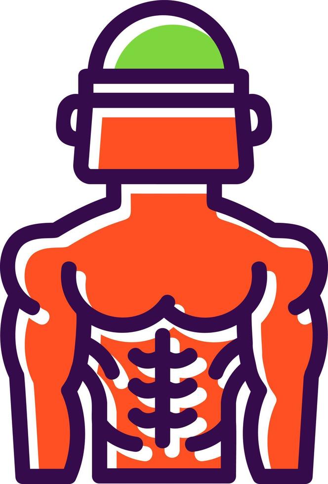 diseño de icono de vector de cuerpo