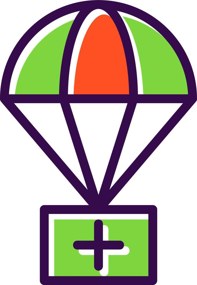 Airdrop Vector Icon Design