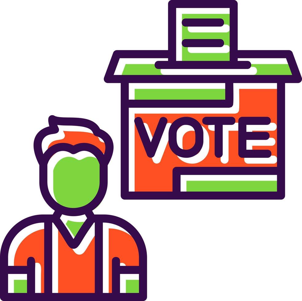 Polling Vector Icon Design