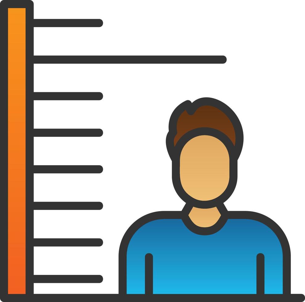 Height Limit Vector Icon Design