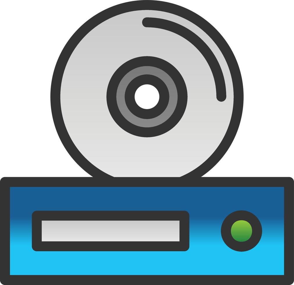 diseño de icono de vector de dvd