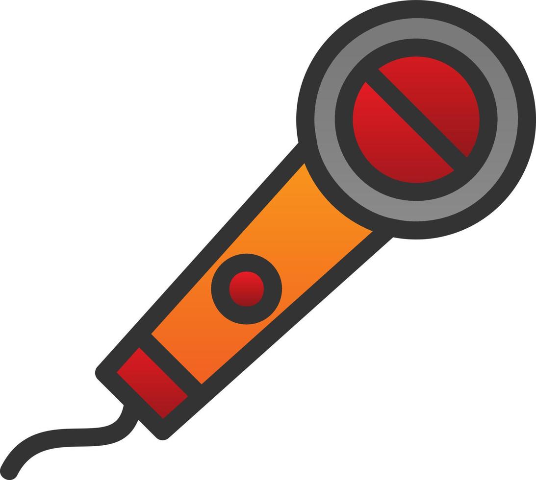 Mike Vector Icon Design