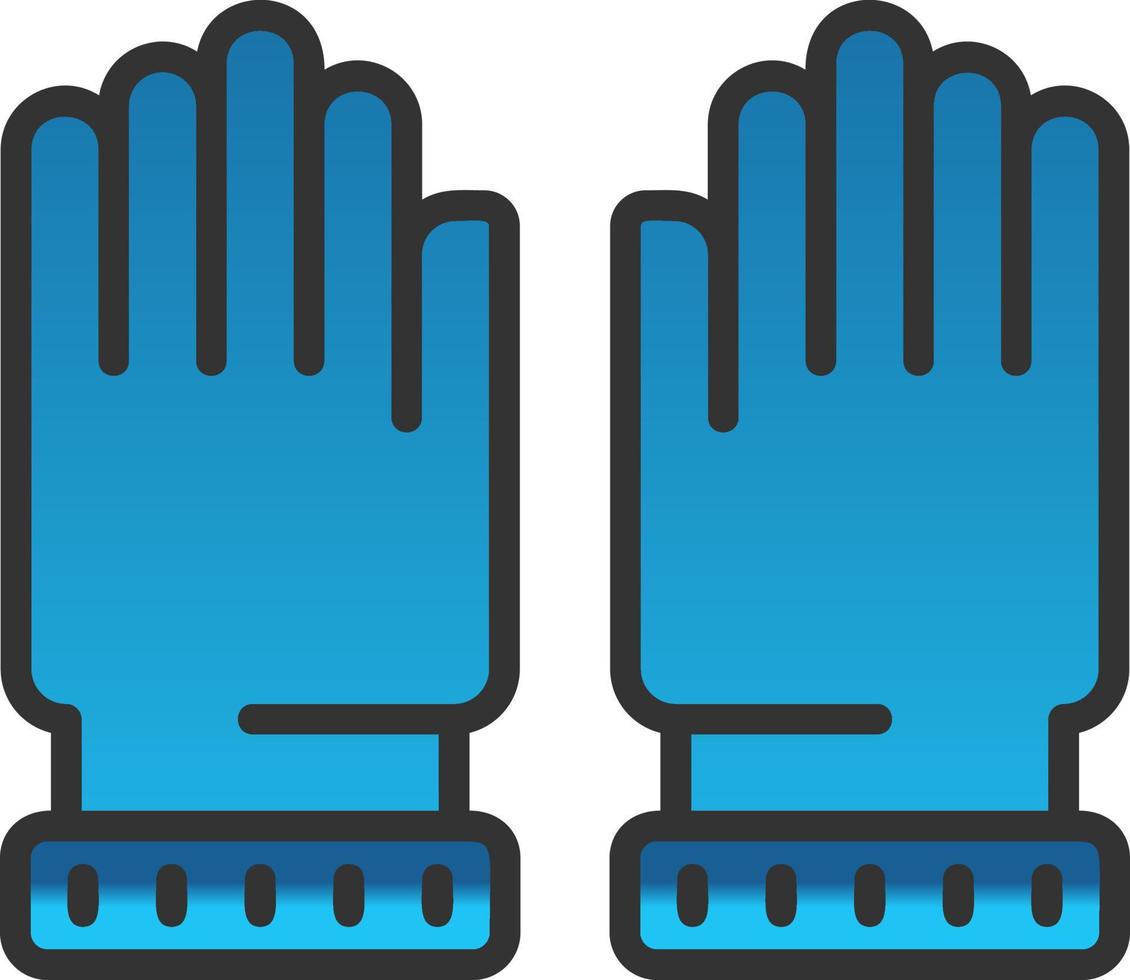 Gloves Vector Icon Design