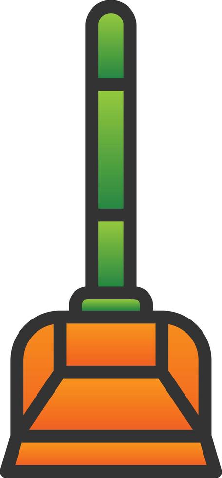 Dustpan Vector Icon Design