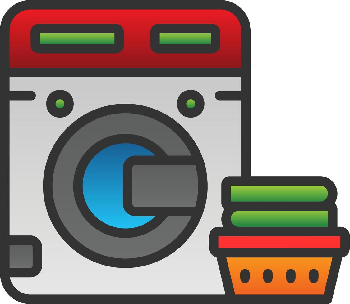 Laundry Vector Icon Design