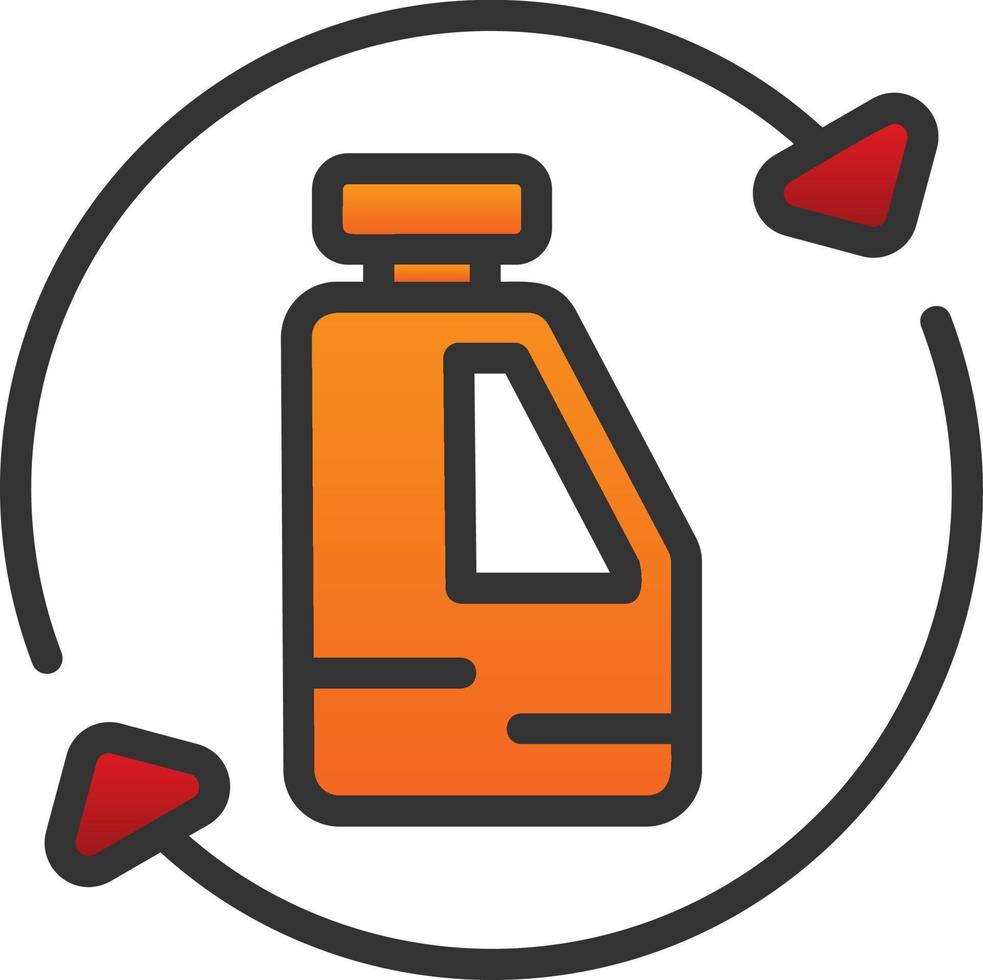 Refill Vector Icon Design