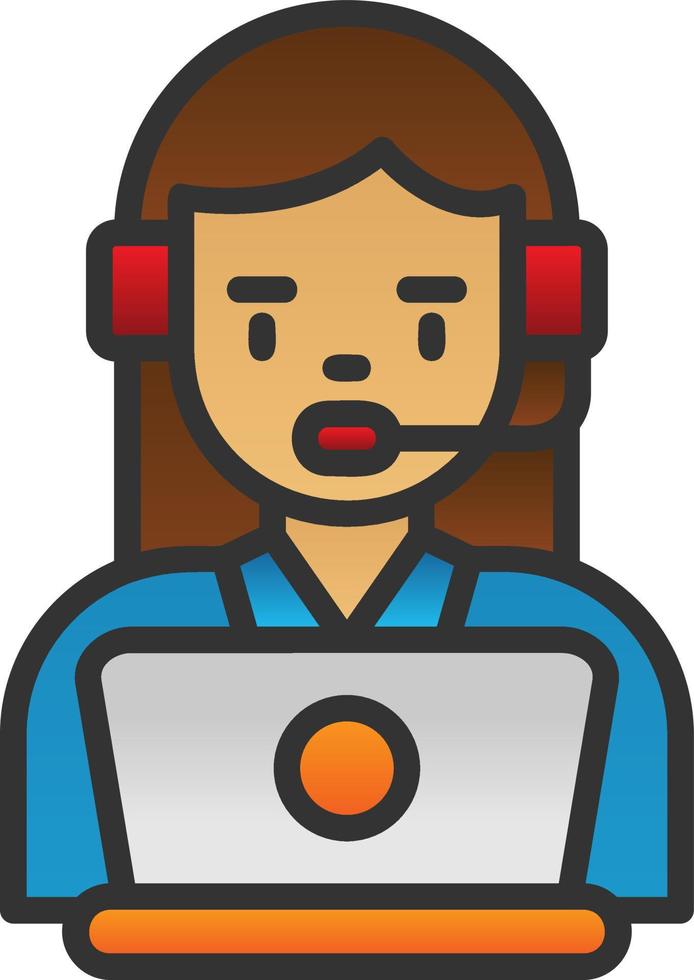 Call Center Vector Icon Design