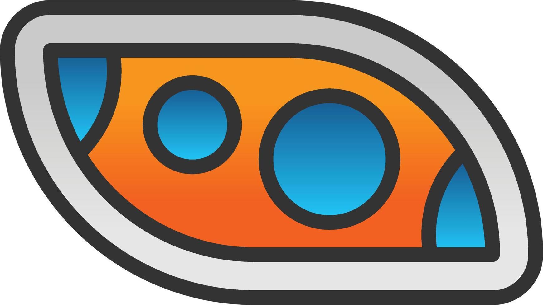Headlight Vector Icon Design