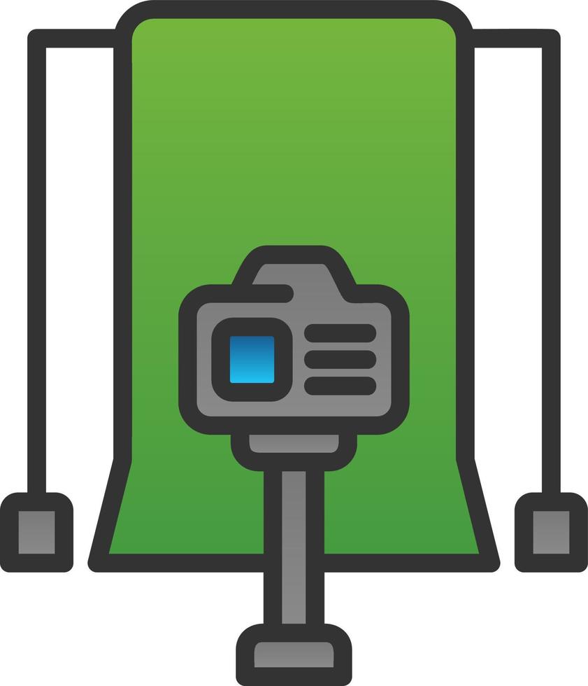 Green Screen Vector Icon Design