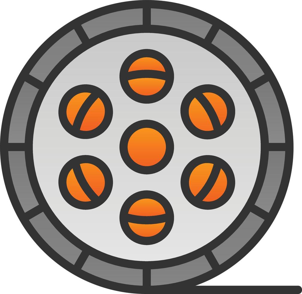 diseño de icono de vector de película