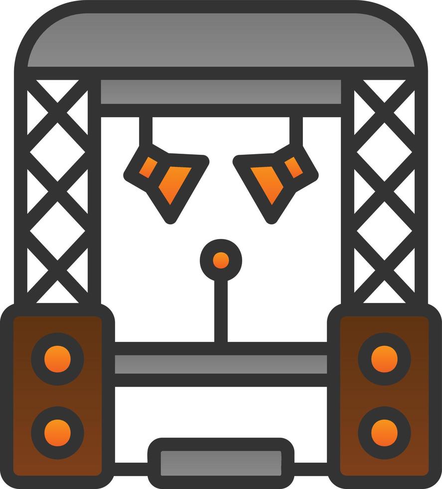 Stage Vector Icon Design