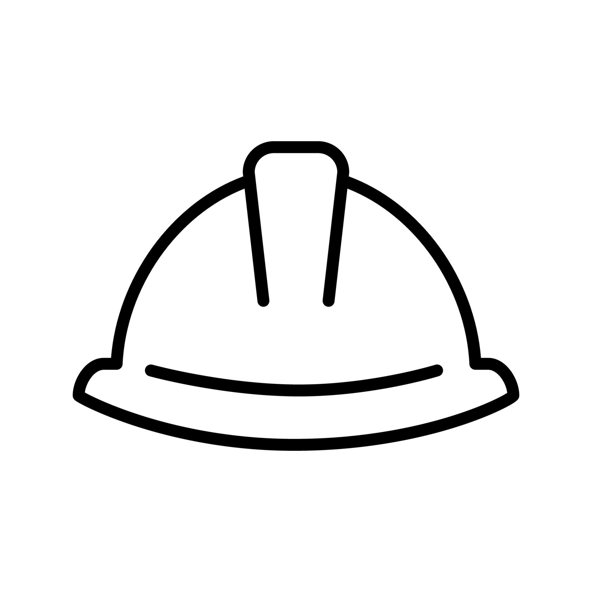 Safety Helmet icon vector 16876802 Vector Art at Vecteezy