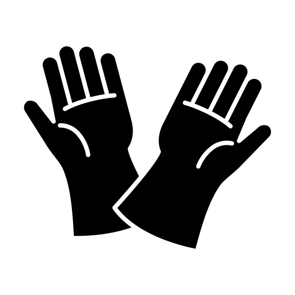 Safety gloves icon vector 16877515 Vector Art at Vecteezy