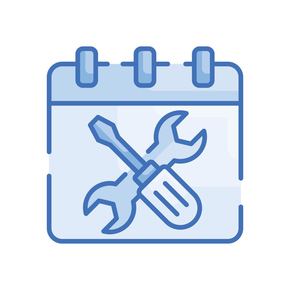 Schedule Service Vector Blue icon Cloud Computing symbol EPS 10 file