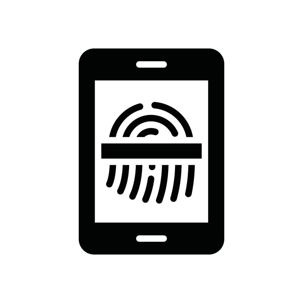 Access Control Vector Glyph icon Cloud Computing symbol EPS 10 file