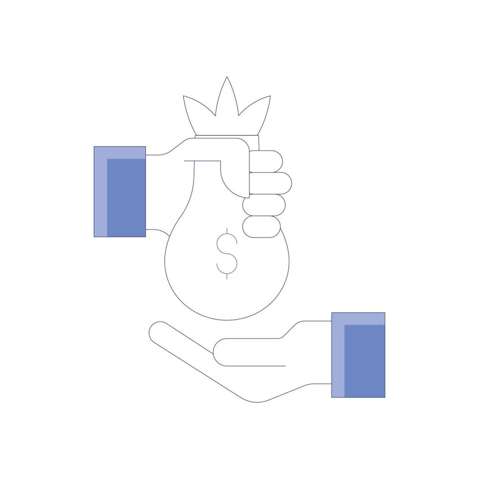 Loan  .Vector Without Background icon Business Growth and investment symbol EPS 10 file vector