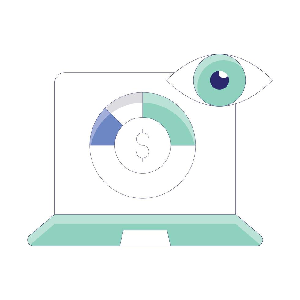 vector de visualización de datos sin icono de fondo crecimiento empresarial y símbolo de inversión archivo eps 10