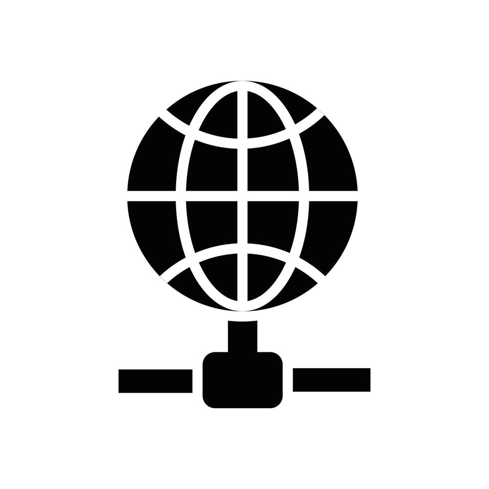 Internet Connection Vector Glyph icon Cloud Computing symbol EPS 10 file