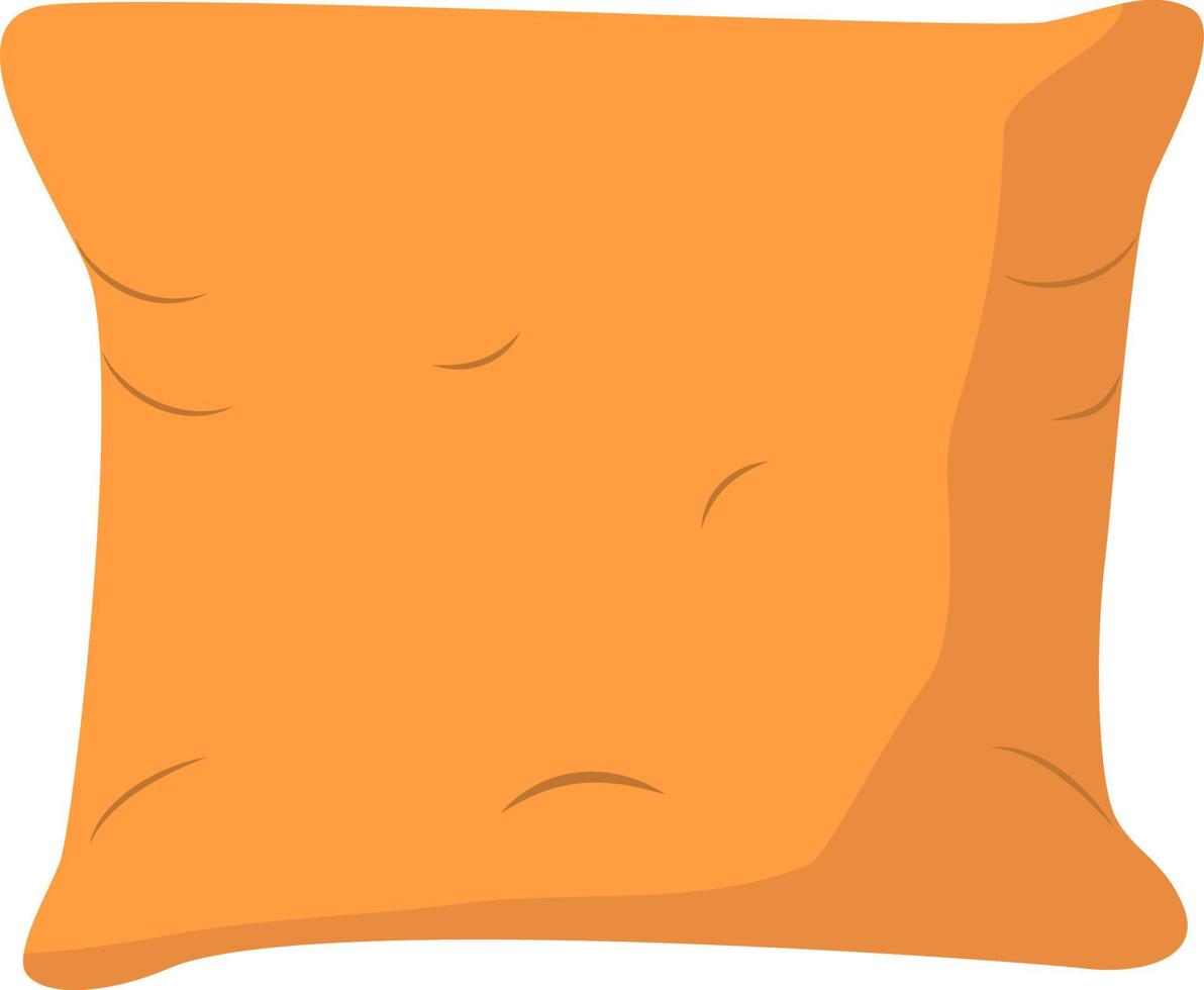 cómodo icono de línea delgada de almohada esponjosa. vector de ilustración moderna