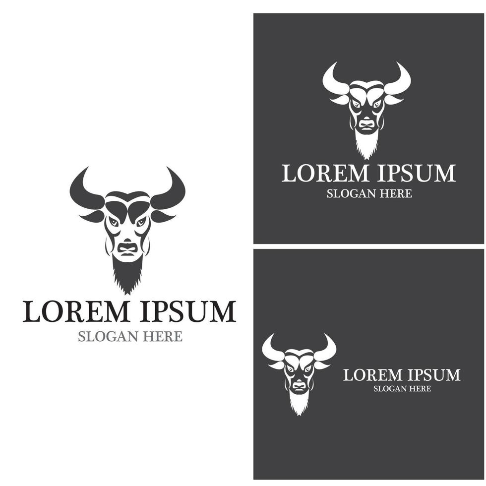 Cow Logo Template vector icon