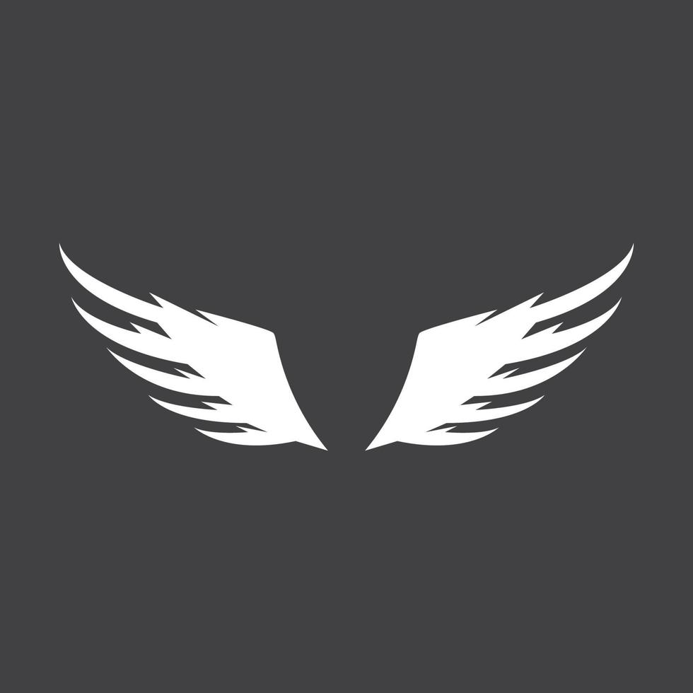 Bird wings logo vector template