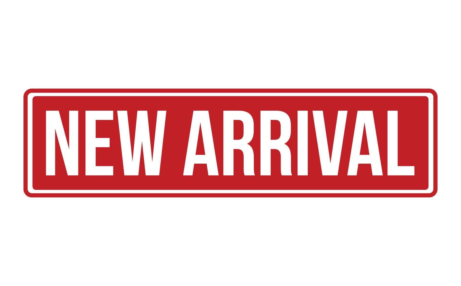 New Arrival Rubber Stamp vector