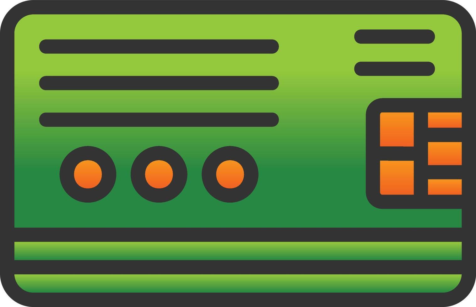 Credit Card Vector Icon Design
