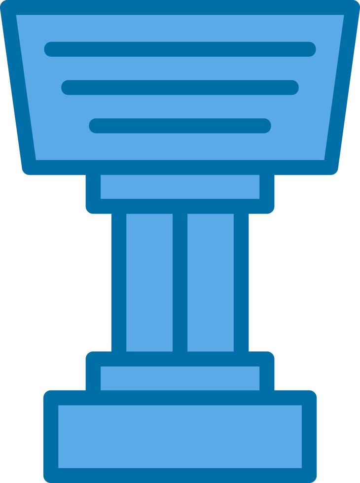 Stand Vector Icon Design
