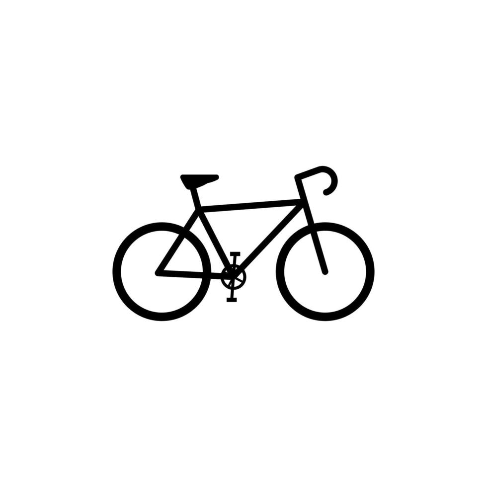 plantilla de vector de diseño de icono de bicicleta