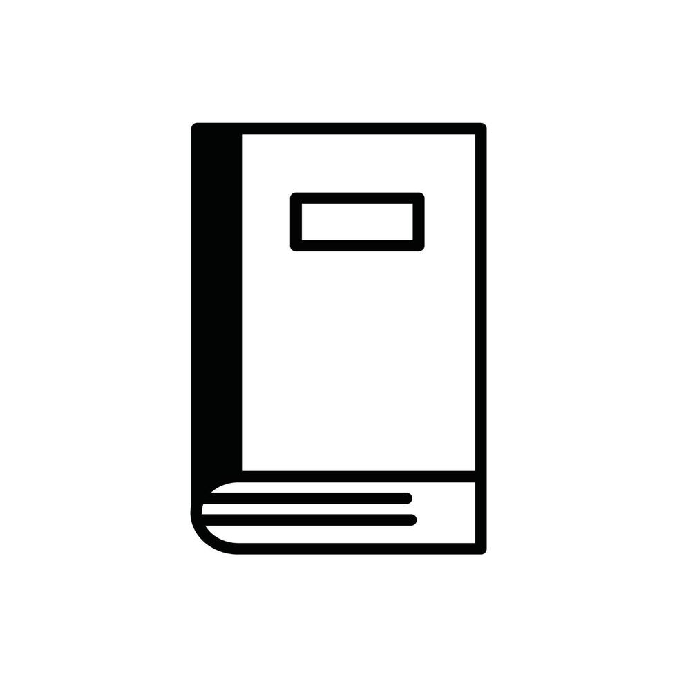 plantilla de vector de diseño de icono de libro