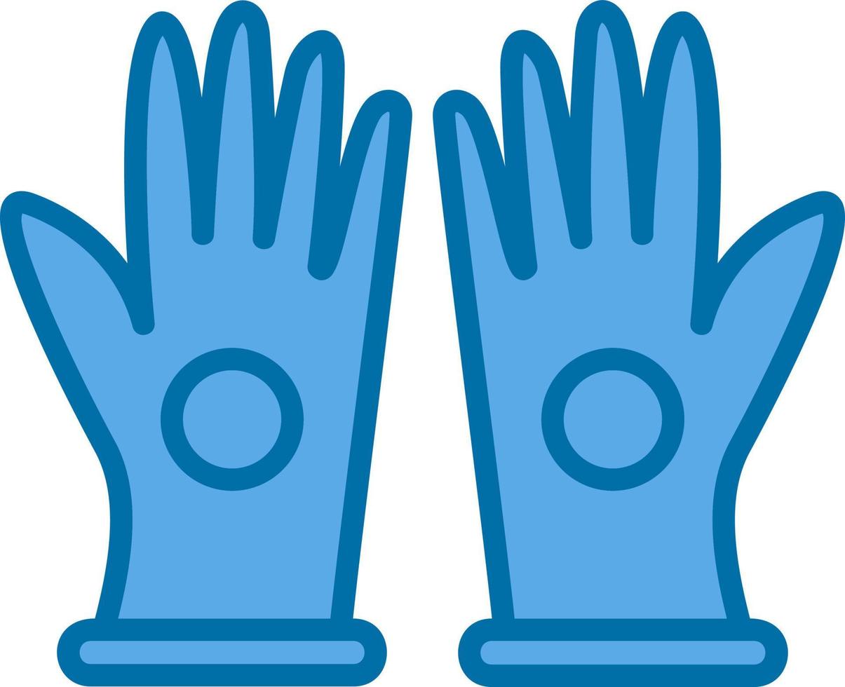 guantes, vector, icono, diseño vector