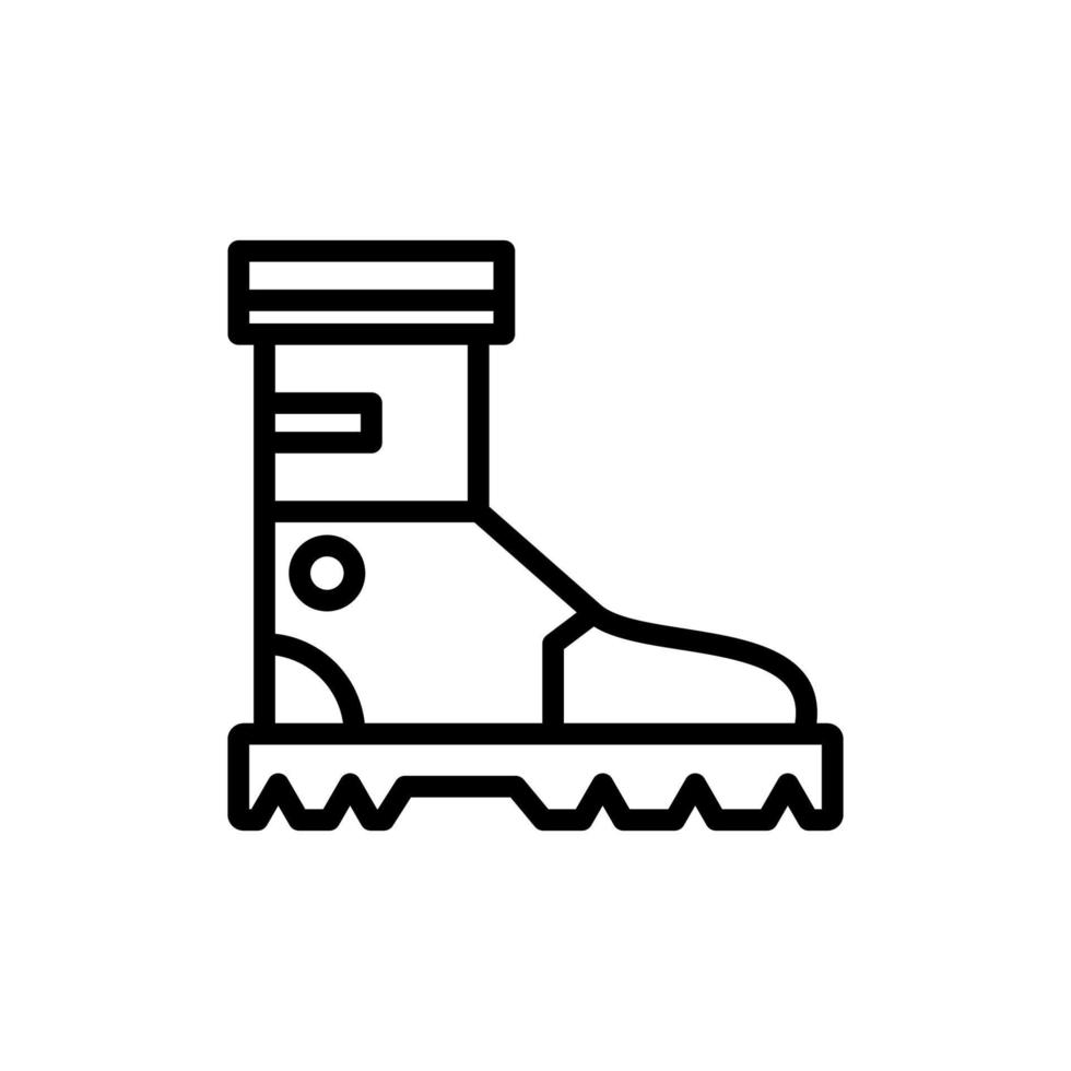 plantilla de vector de diseño de icono de botas