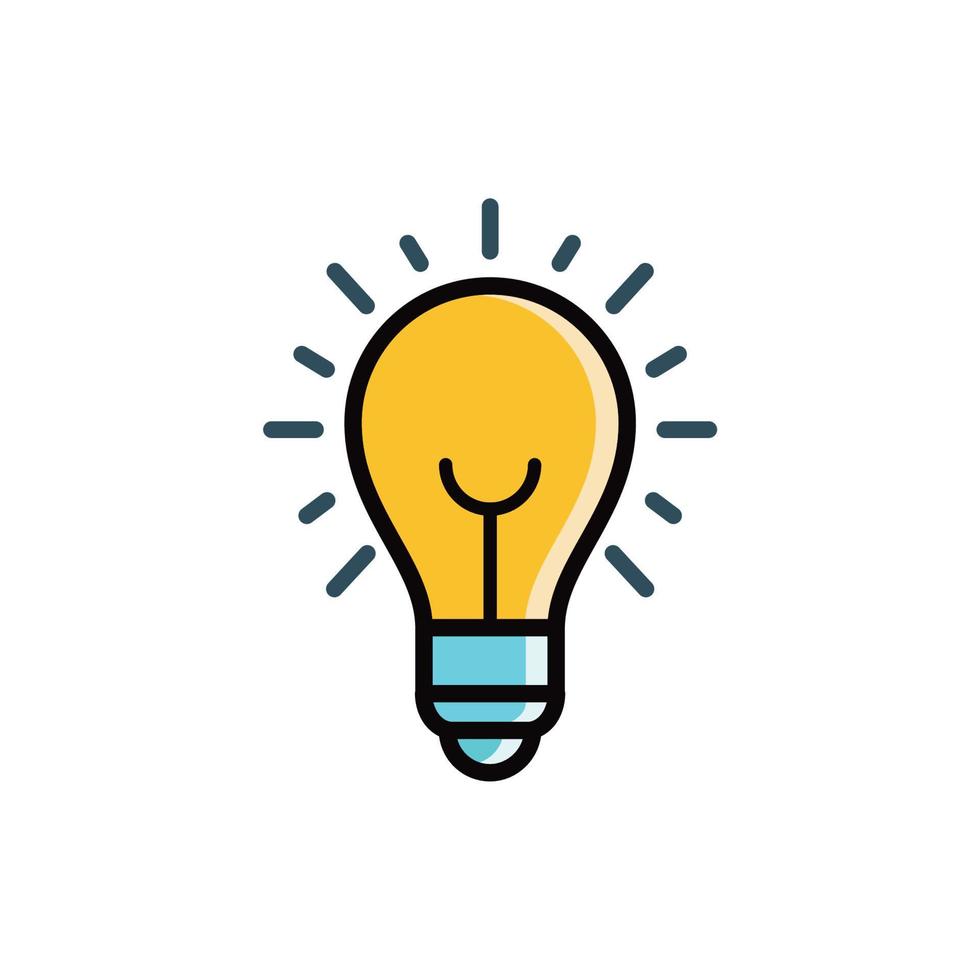 bulb icon design vector template