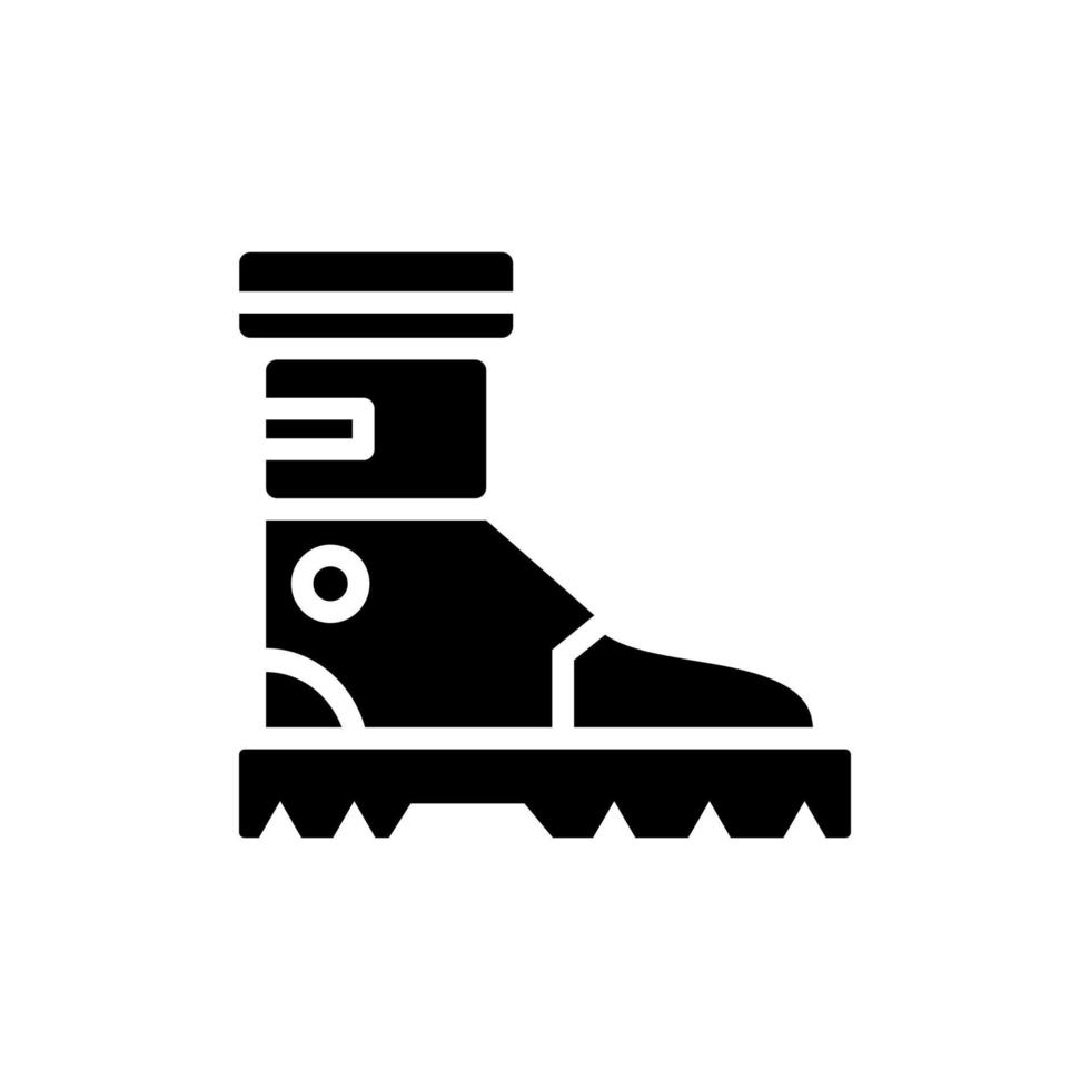 plantilla de vector de diseño de icono de botas