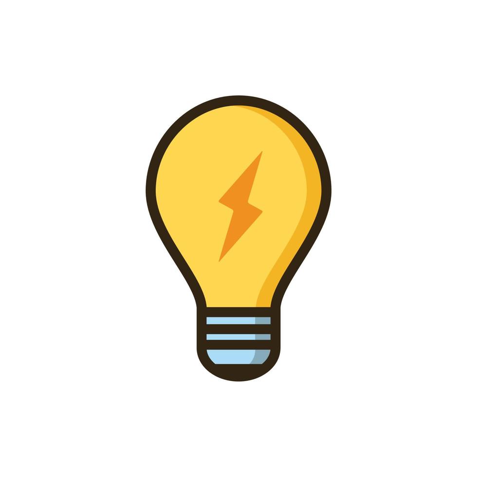 bulb icon design vector template