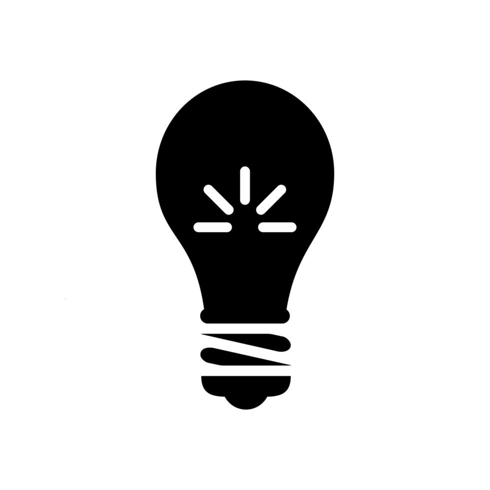 bulb icon design vector