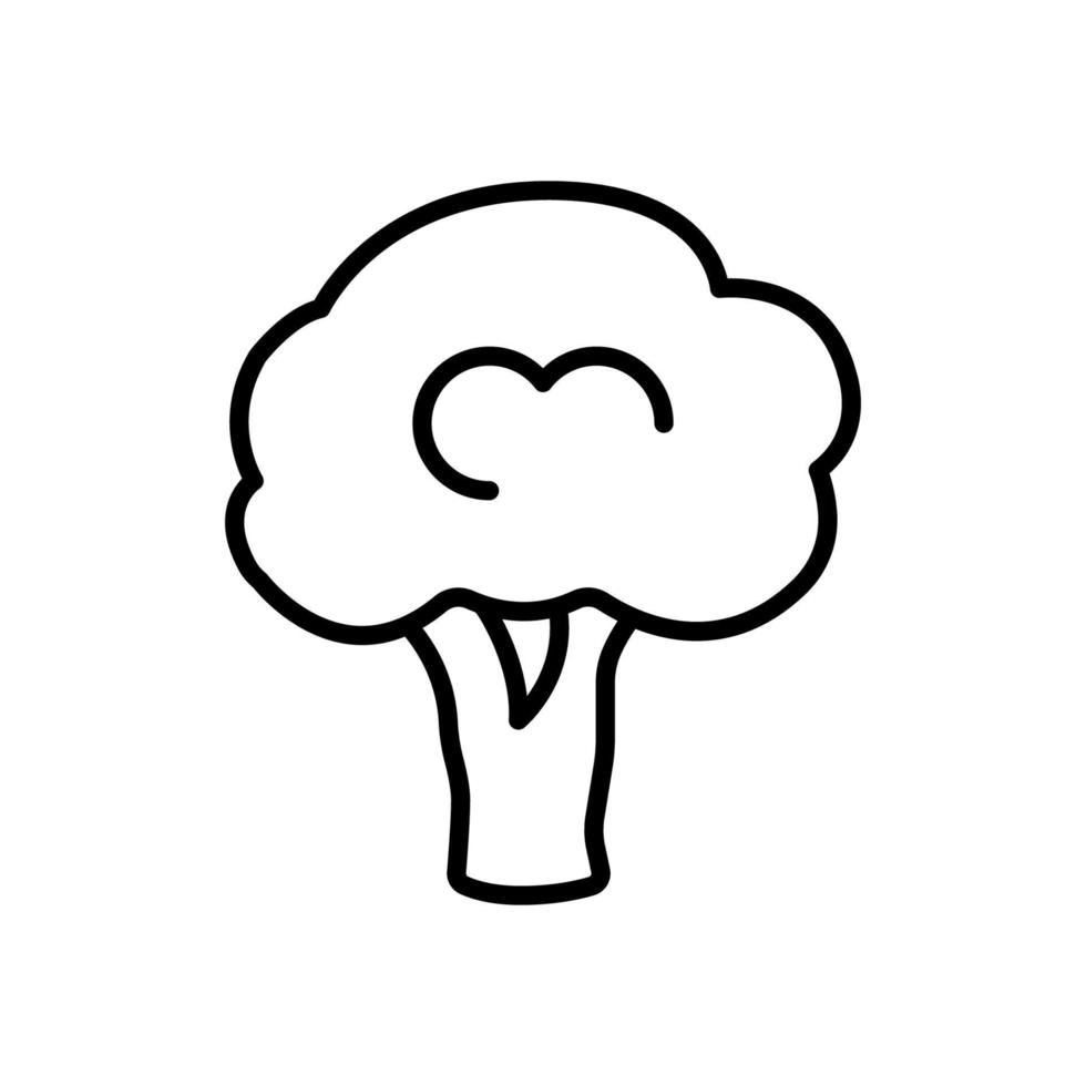 broccoli icon design vector template