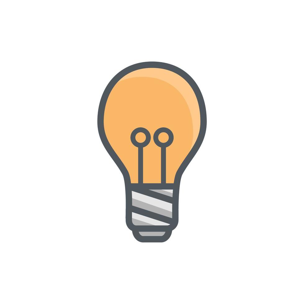 bulb icon design vector template