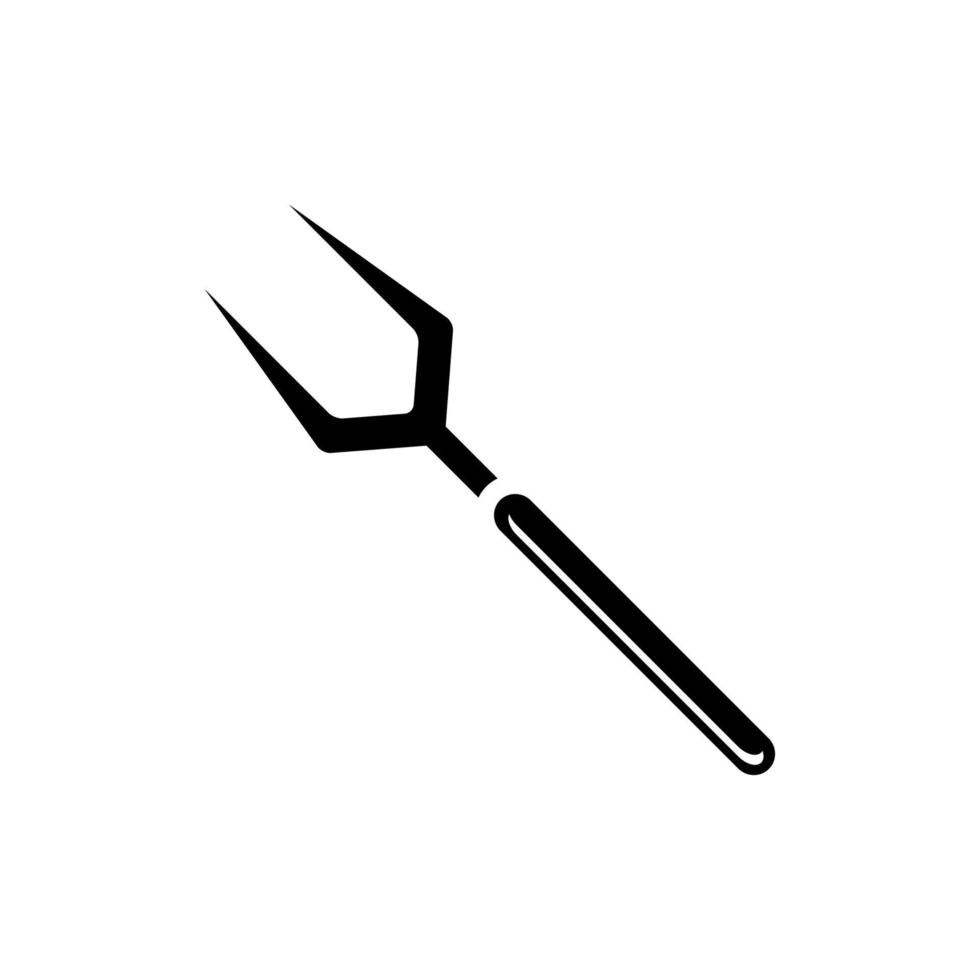 barbecue fork A1 vector