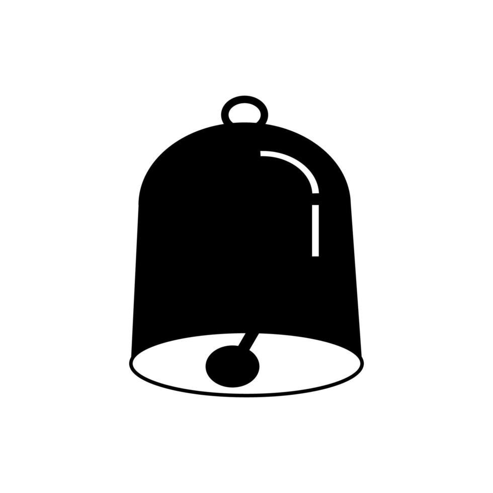 plantilla de vector de diseño de icono de campana