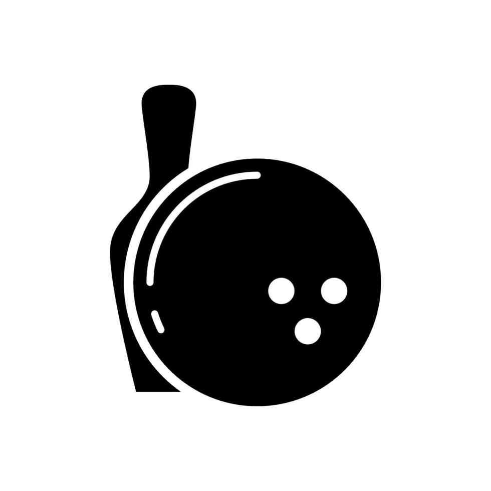 bowling ball icon vector