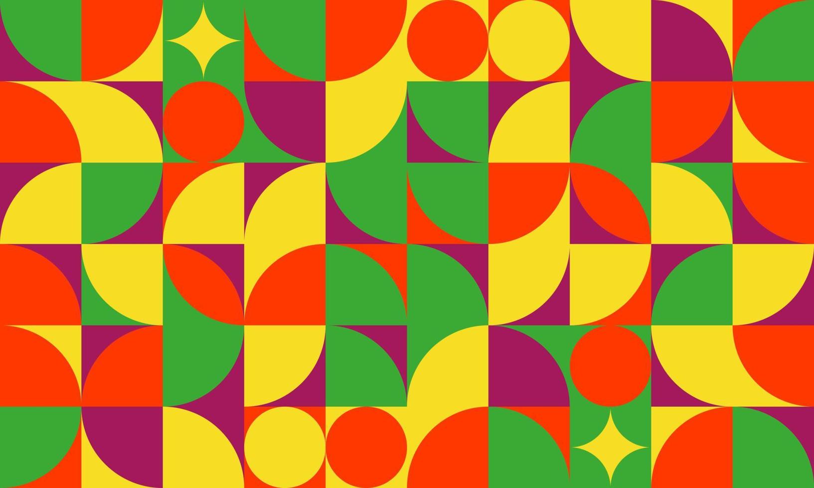 Geometric design element halftone graphic colorful shapes line vector shapes abstract mural background banner dot